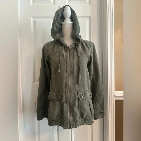 American Eagle Army Green Jacket size XS - Picture 4 of 9